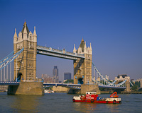 Tower Bridge, London, England.
