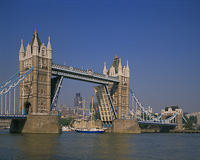 Kaisei under Tower Bridge, London, England.