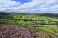 Danby Dale from Danby Rigg, North Yorkshire Moors, England.