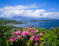 Skye & Raasay from Kyle of Lochalsh, Highland, Scotland.