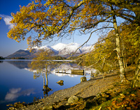 Derwent Water & Skiddaw, Nr. Keswick, Cumbria, England.