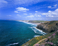 Perranporth, Cornwall, England.
