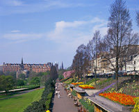 Princes Street Gardens, Edinburgh, Scotland.