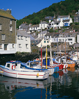 Polperro, Cornwall, England.