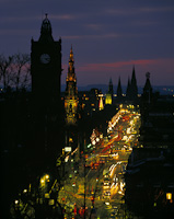 Princes Street, Edinburgh, Scotland.
