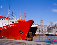 Aberdeen Docks, Aberdeenshire, Scotland.