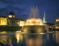 Trafalgar Square, London, England.