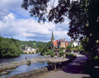 River Dee, Llangollen, North Wales.