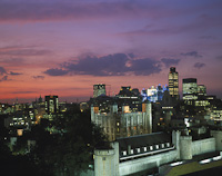 Tower of London & The City, England.