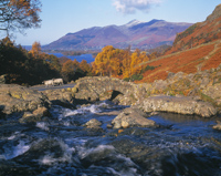 Ashness Bridge, Nr. Keswick, Cumbria, England.