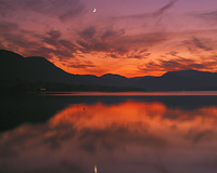 Ullswater from Pooley Bridge, Cumbria, England.