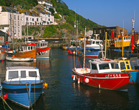 Polperro, Cornwall, England.