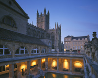Roman Baths, Bath, Somerset, England.
