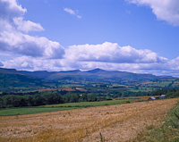 Brecon Beacons from Nr. Brecon, Powys, South Wales.