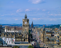 Princes Street, Edinburgh, Lothian, Scotland.
