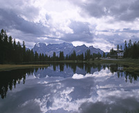 Sorapiss Mountains, from lago, D'Antorno Misurina, The Dolomites, Italy.