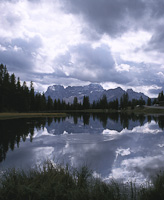 Sorapiss Mountains, from lago, D'Antorno Misurina, The Dolomites, Italy.