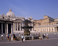 St. Peter's Square, Vatican City, Italy.