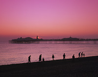 Palace Pier, Brighton, East Sussex, England.