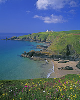 Lizard Point Lighthouse, Cornwall, England.