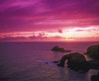 Lands End, Cornwall, England.