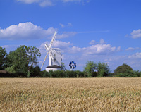 Saxtead Green Windmill, Suffolk, England.