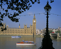 The Houses of Parliament, London, England.