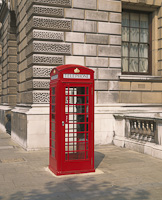 Red Phone Box, London, England.
