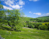 Kettlewell, Wharfedale, Yorkshire Dales, England.