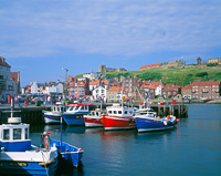 Whitby Harbour, Yorkshire, England.