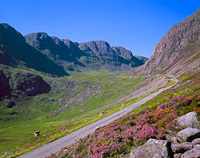 Applecross Pass, West Highlands, Scotland.