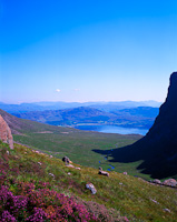 Applecross Pass & Loch Kishorn, West Highlands, Scotland.