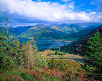 Five Sisters of Kintail & Loch Duich, Highland, Scotland.