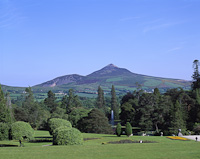Powerscourt Gardens & Wicklow Mountains, Co. Wicklow, Eire.