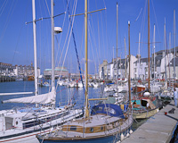 Weymouth Harbour, Dorset, England.