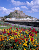 Mont Orgueil Castle, Gorey, Jersey, Channel Islands.