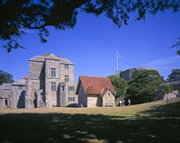 Carisbrooke Castle, Isle of Wight, England.