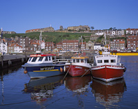 Whitby Harbour, Yorkshire, England.