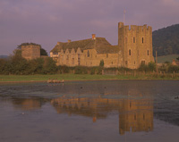 Stokesay Castle, Shropshire, England.
