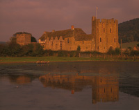 Stokesay Castle, Shropshire, England.