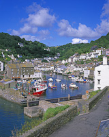 Polperro, Cornwall, England.