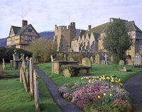 Stokesay Castle, Shropshire, England.