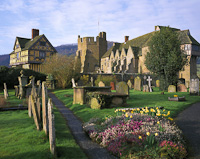 Stokesay Castle, Shropshire, England.