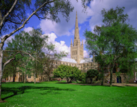 Norwich Cathedral, Norfolk, England.