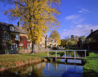 Lower Slaughter, Gloucestershire, England.
