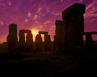Stonehenge, Wiltshire, England.