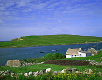 Clifden Bay from Sky Road, Connemara, Co. Galway, Eire.