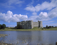 Carew Castle, Nr Tenby, Pembrokeshire, South Wales.