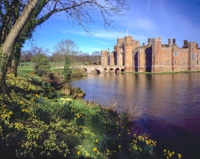 Herstmonceux Castle, East Sussex, England.