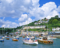 Looe Harbour, Cornwall, England.